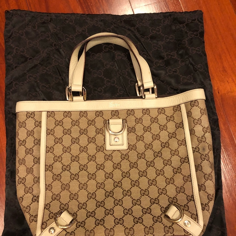Gucci logo Tote